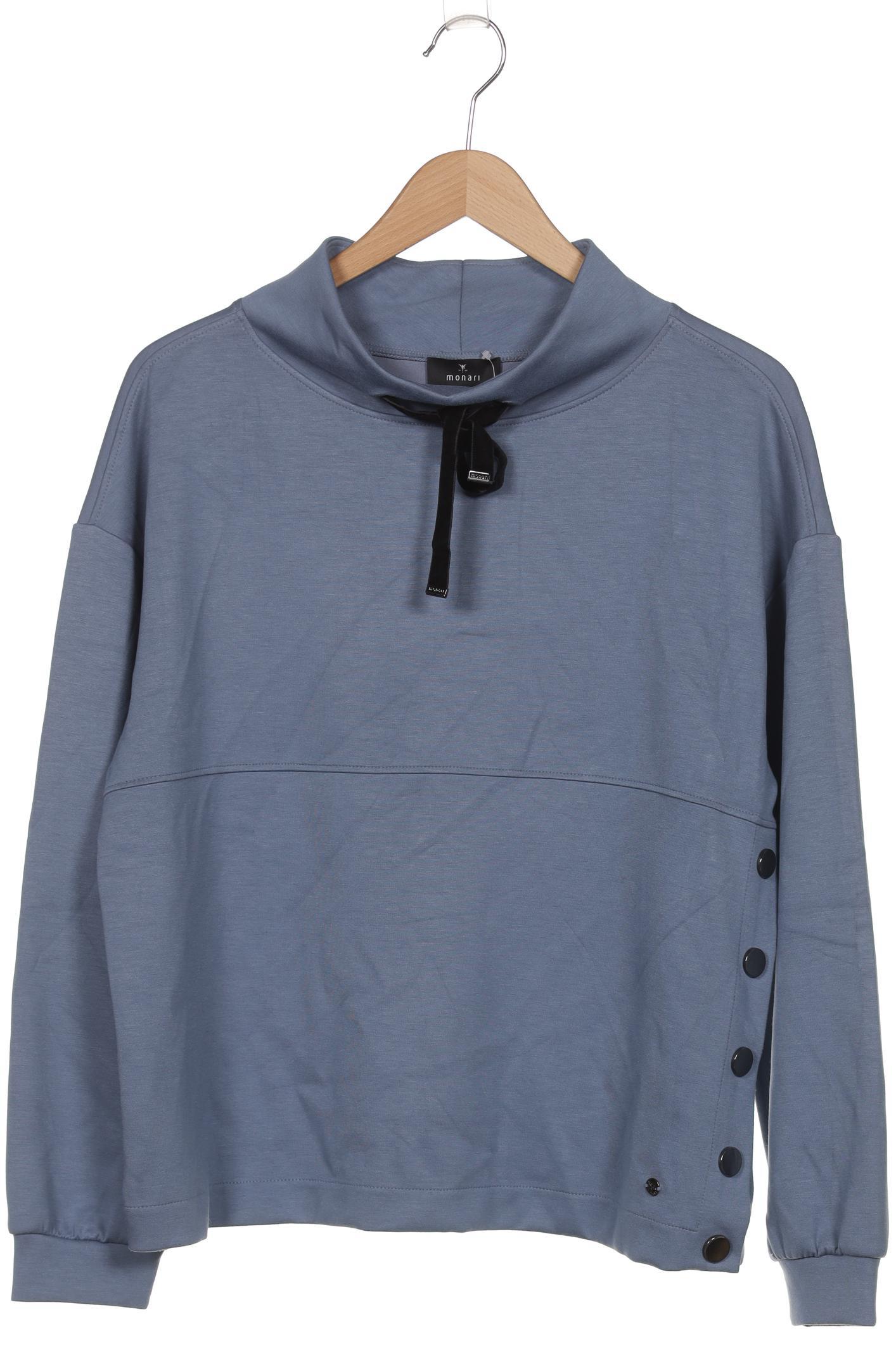 

monari Damen Sweatshirt, blau, Gr. 40