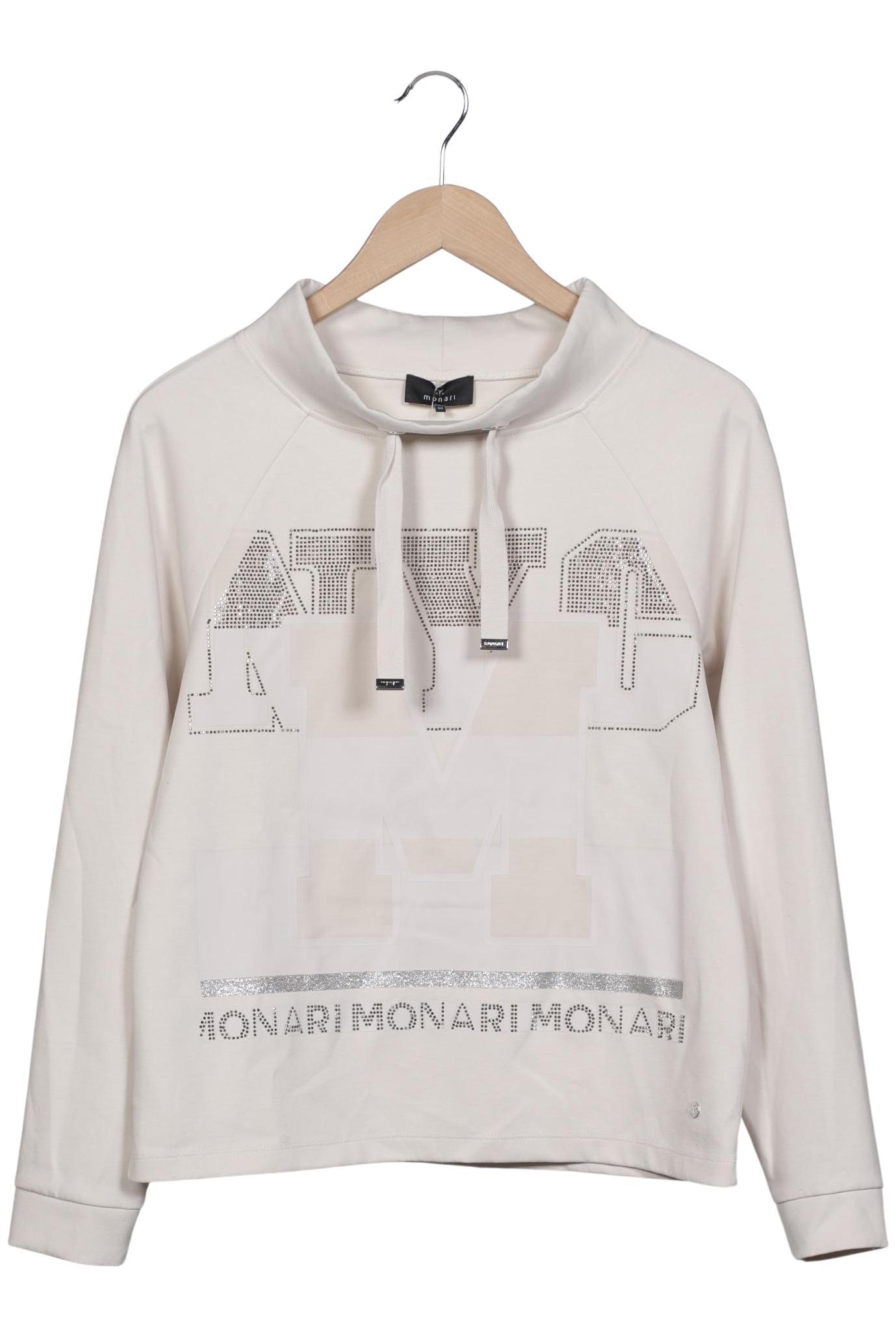 

monari Damen Sweatshirt, cremeweiß, Gr. 36