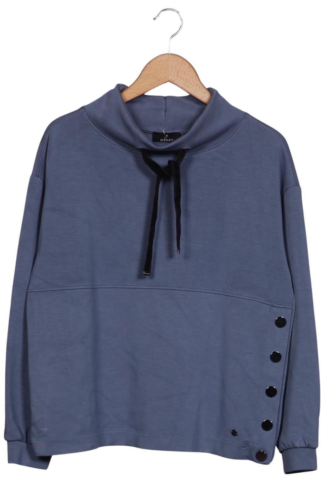 

monari Damen Sweatshirt, blau, Gr. 36