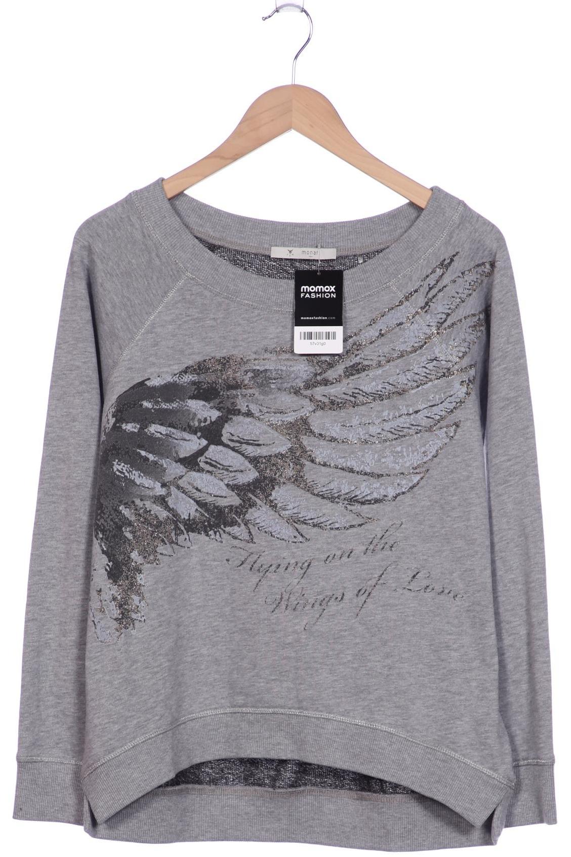 

monari Damen Sweatshirt, grau, Gr. 38