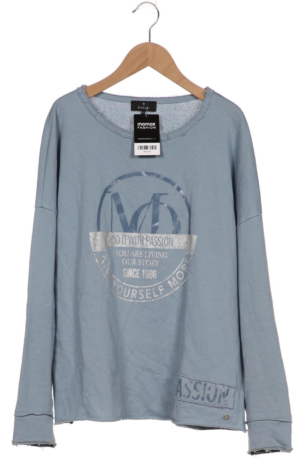 

monari Damen Sweatshirt, hellblau, Gr. 42