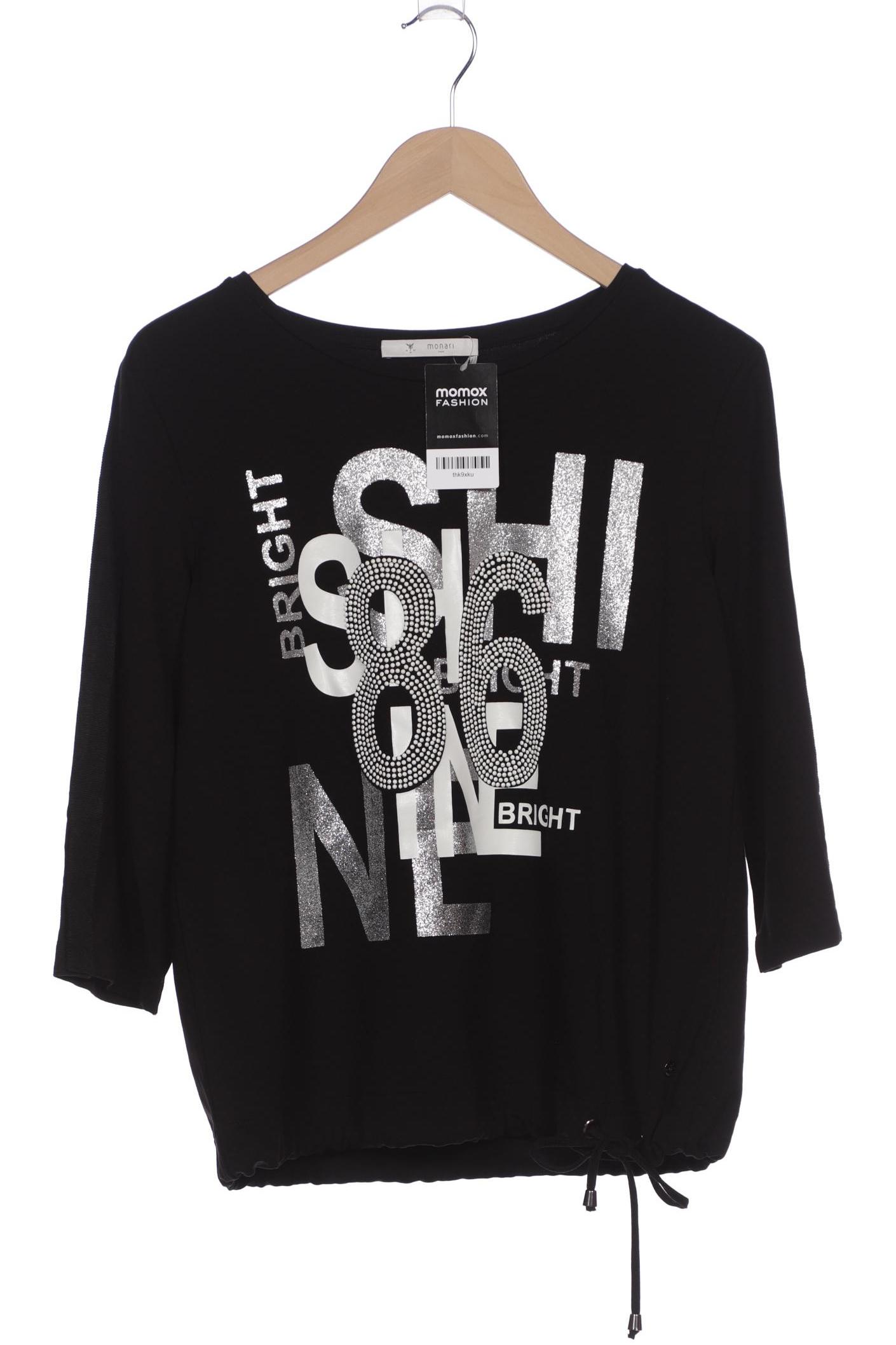 

monari Damen Sweatshirt, schwarz, Gr. 38
