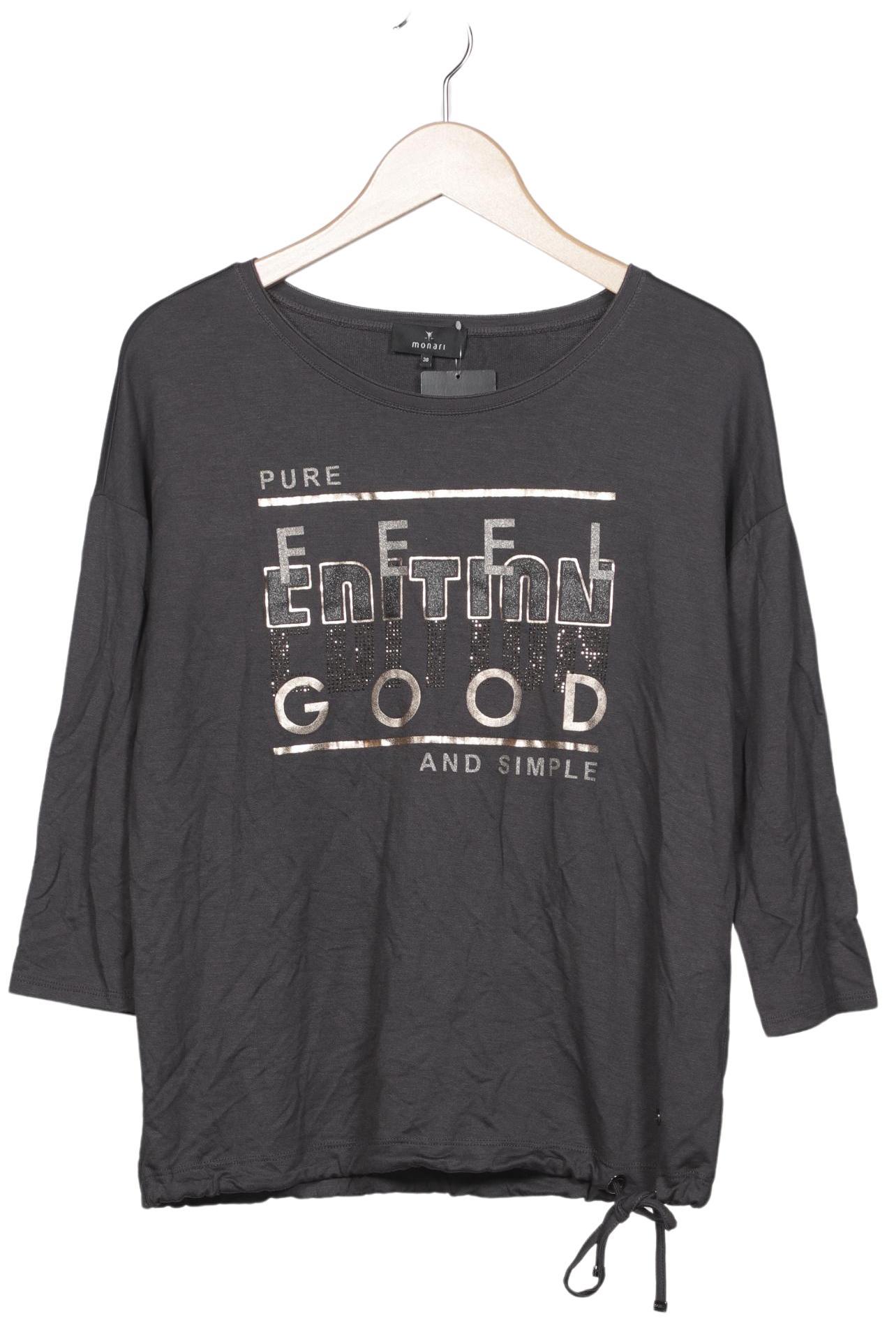 

monari Damen Sweatshirt, grau, Gr. 38