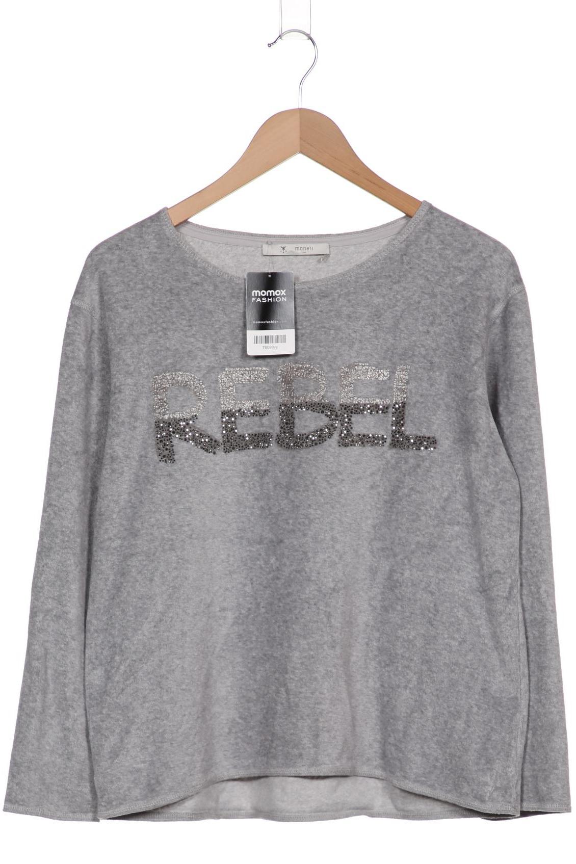 

monari Damen Sweatshirt, grau, Gr. 46