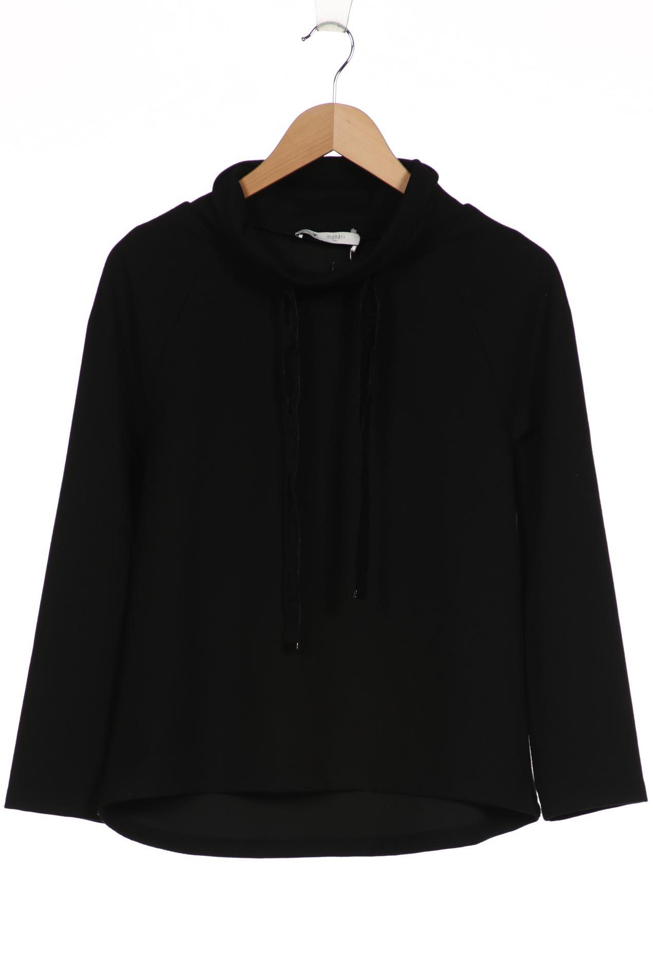 

monari Damen Sweatshirt, schwarz, Gr. 38