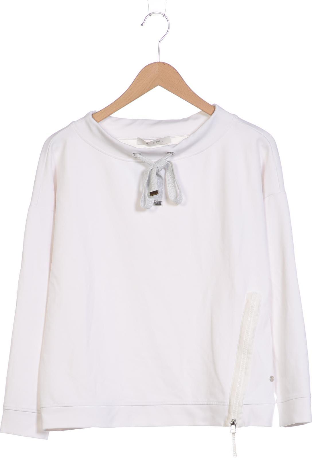 

monari Damen Sweatshirt, weiß