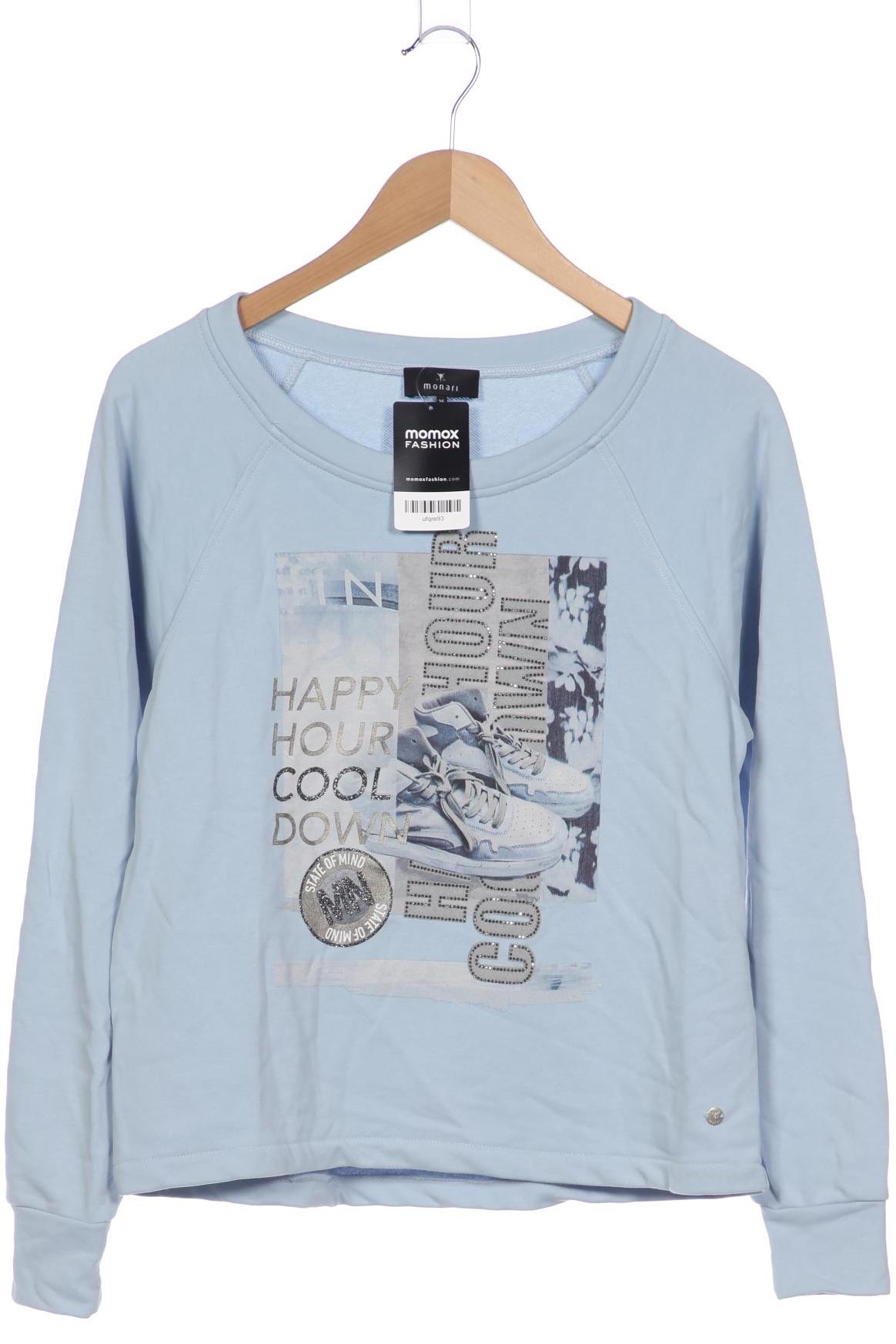 

monari Damen Sweatshirt, hellblau, Gr. 36