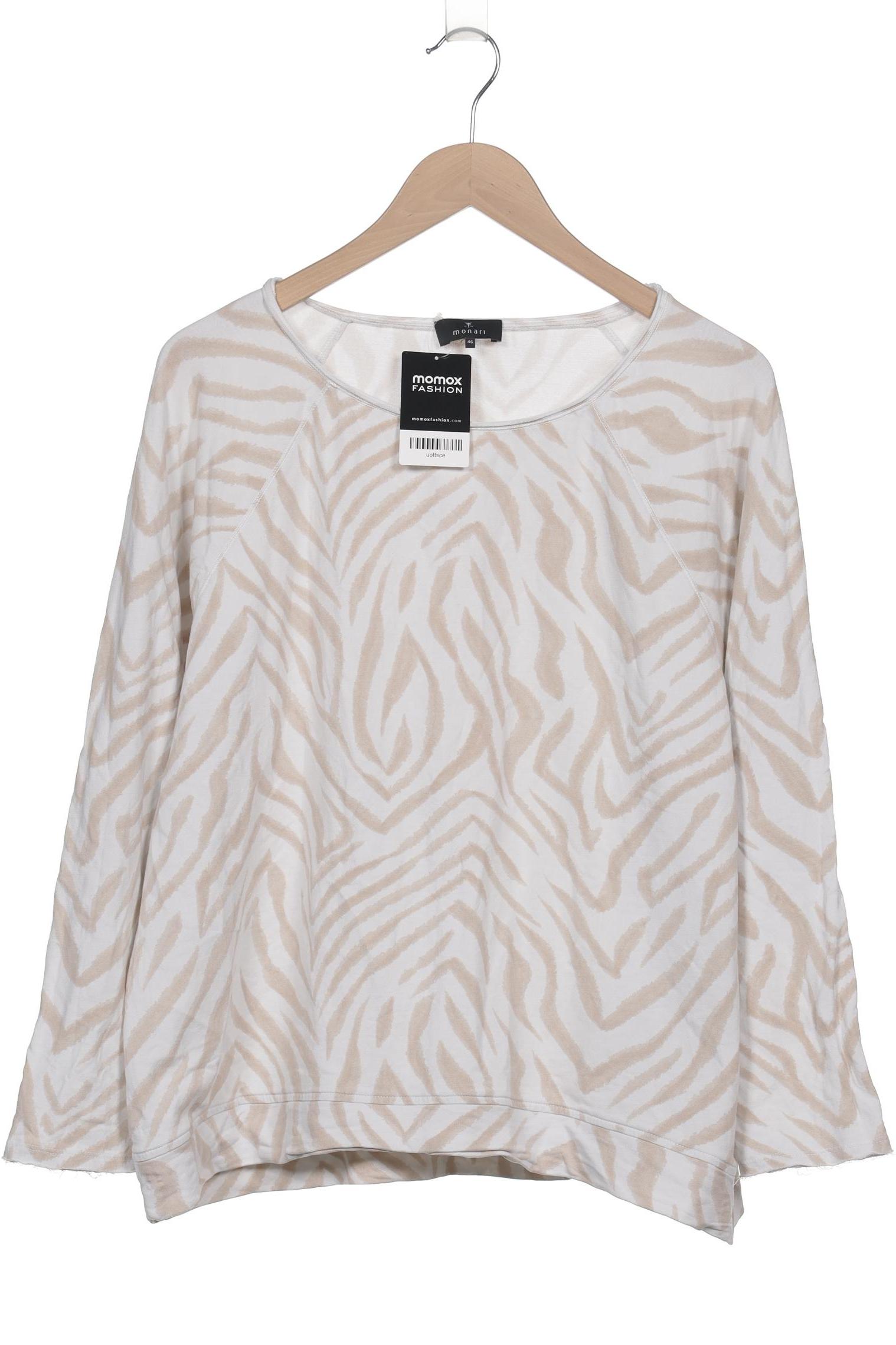 

monari Damen Sweatshirt, beige, Gr. 46