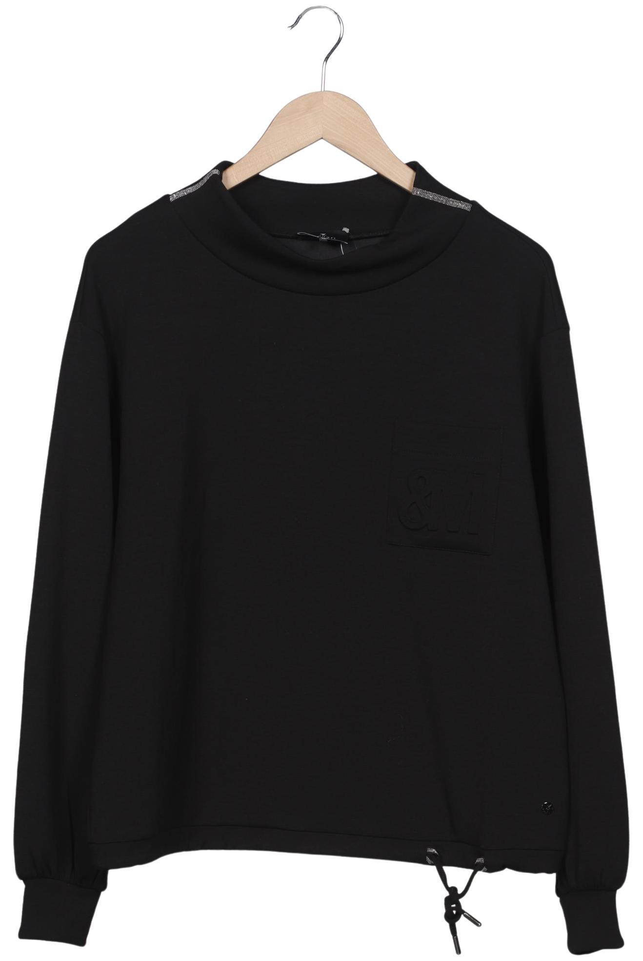 

monari Damen Sweatshirt, schwarz, Gr. 40