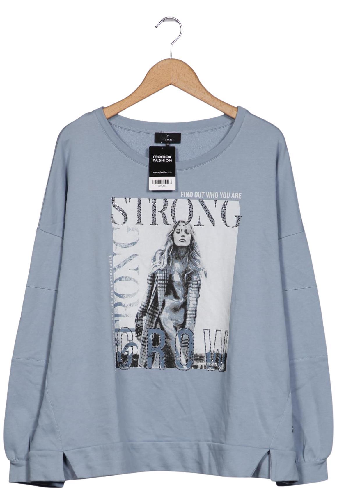 

monari Damen Sweatshirt, hellblau, Gr. 46