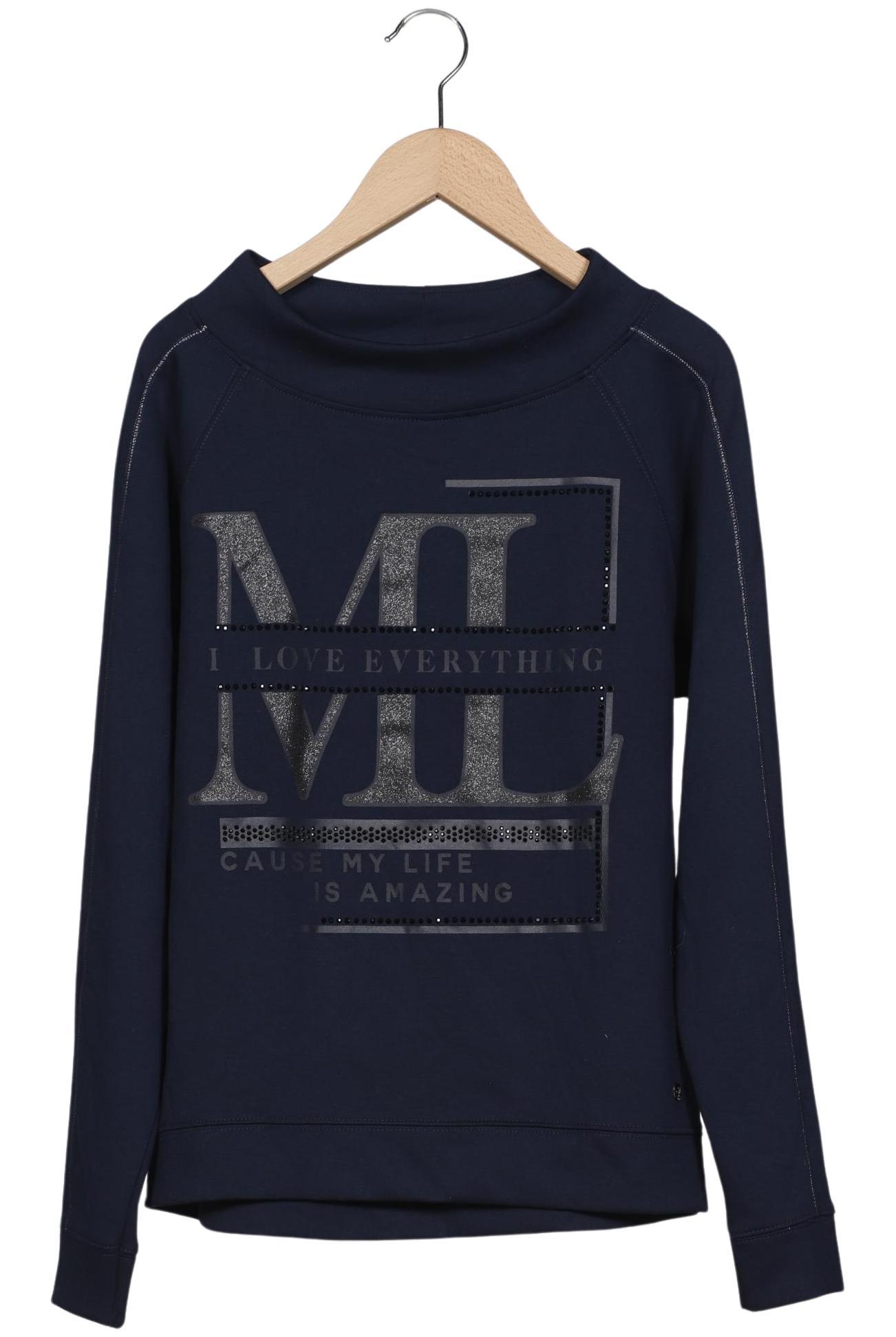 

monari Damen Sweatshirt, marineblau, Gr. 34