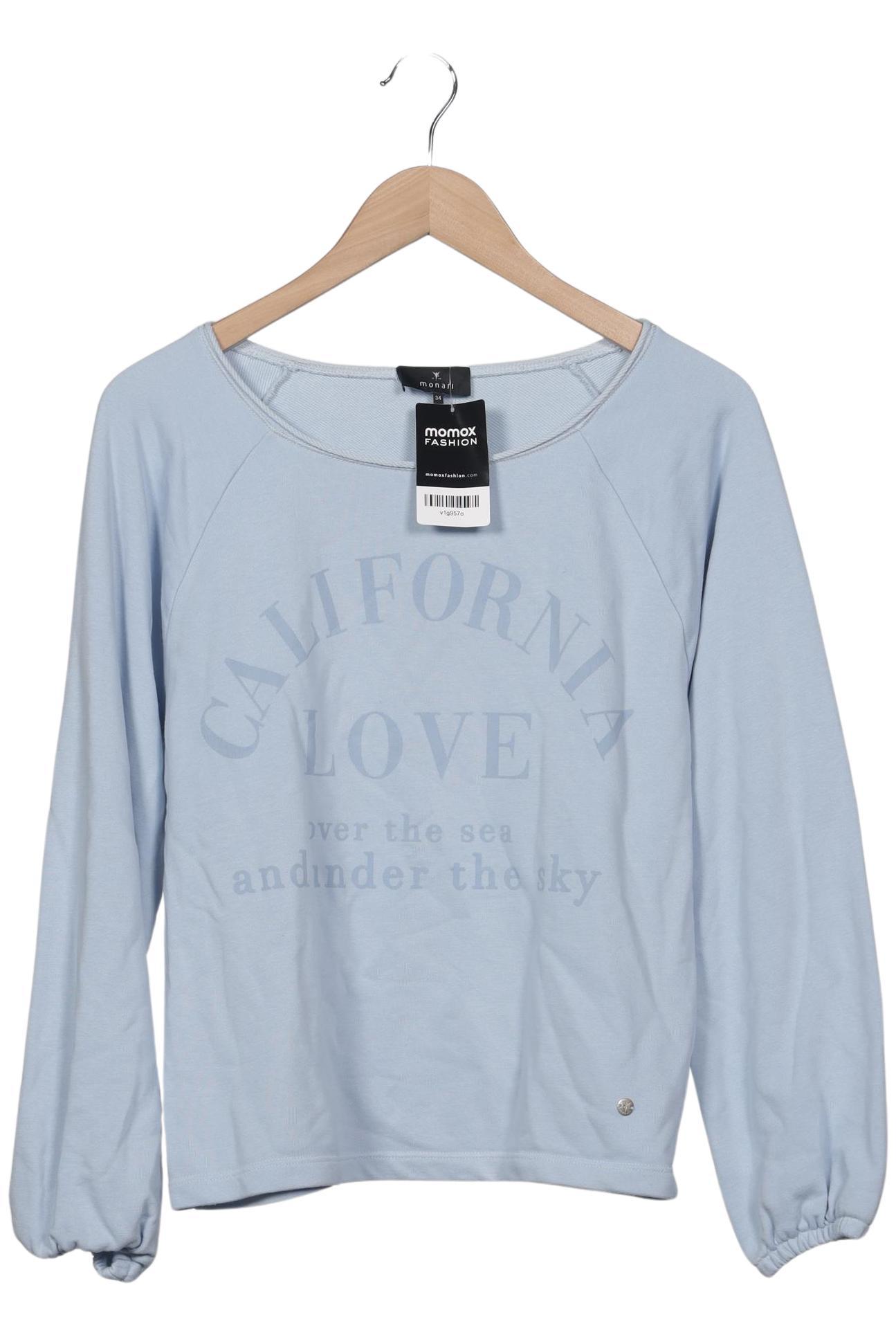

monari Damen Sweatshirt, hellblau, Gr. 34