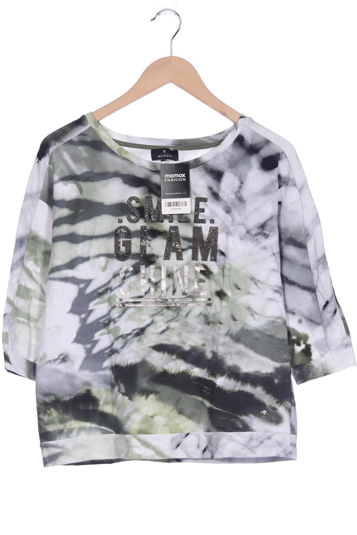 

monari Damen Sweatshirt, grün, Gr. 38