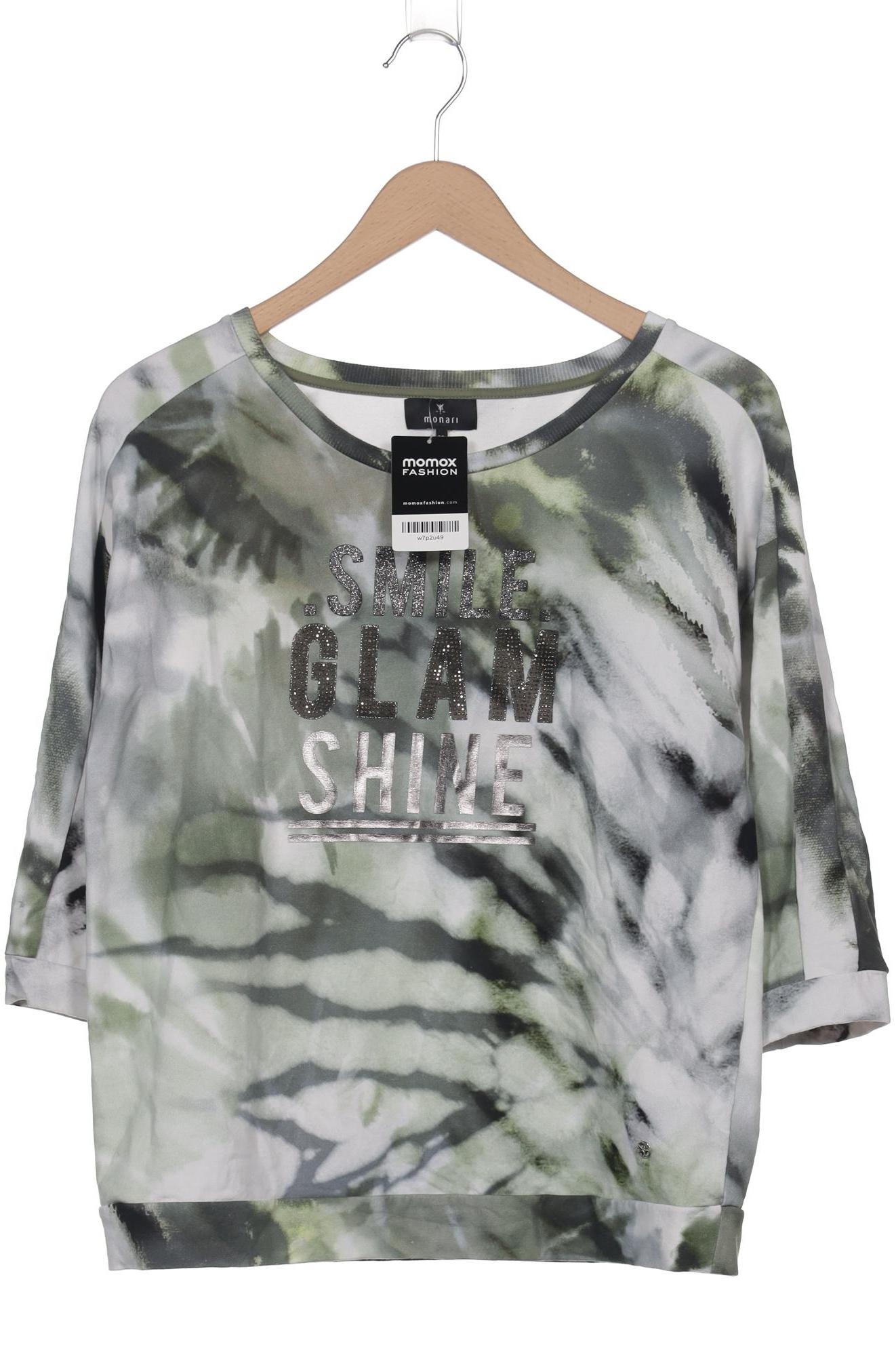 

monari Damen Sweatshirt, grün, Gr. 38