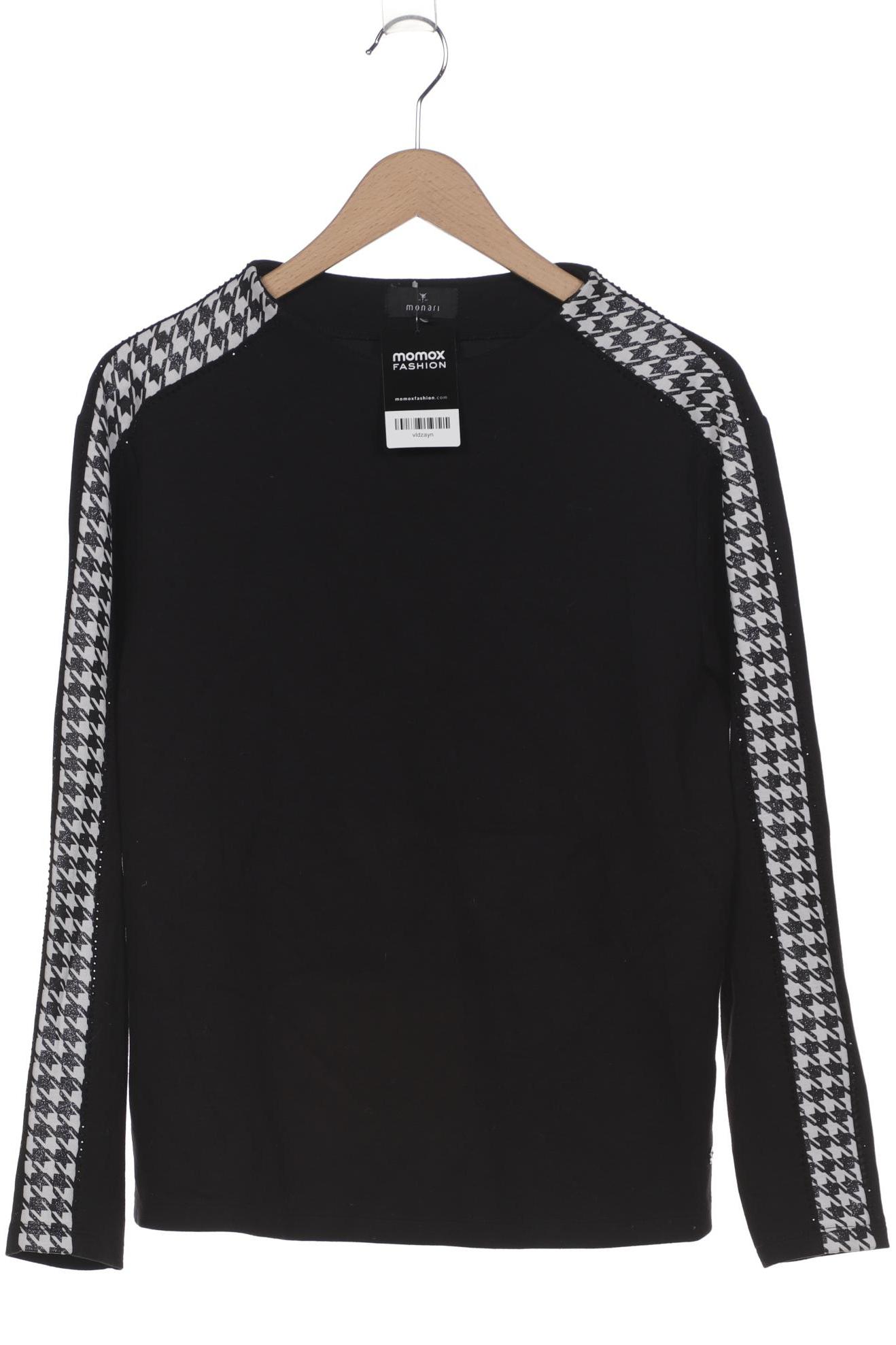 

monari Damen Sweatshirt, schwarz, Gr. 40