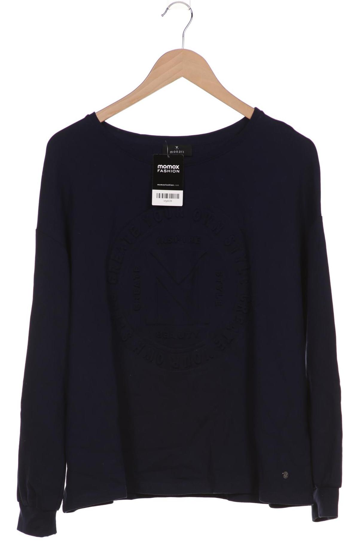 

monari Damen Sweatshirt, marineblau, Gr. 44