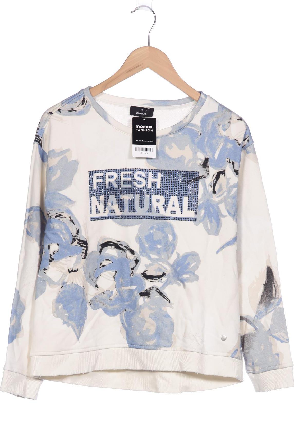 

monari Damen Sweatshirt, weiß