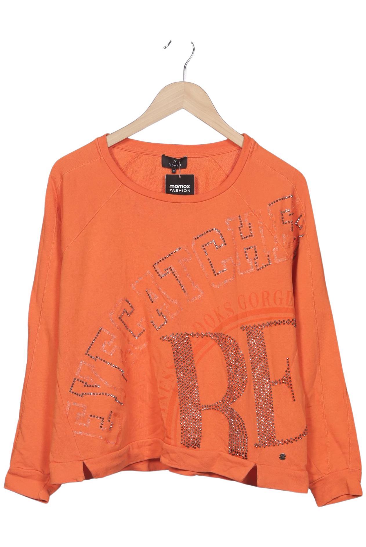 

monari Damen Sweatshirt, orange, Gr. 36