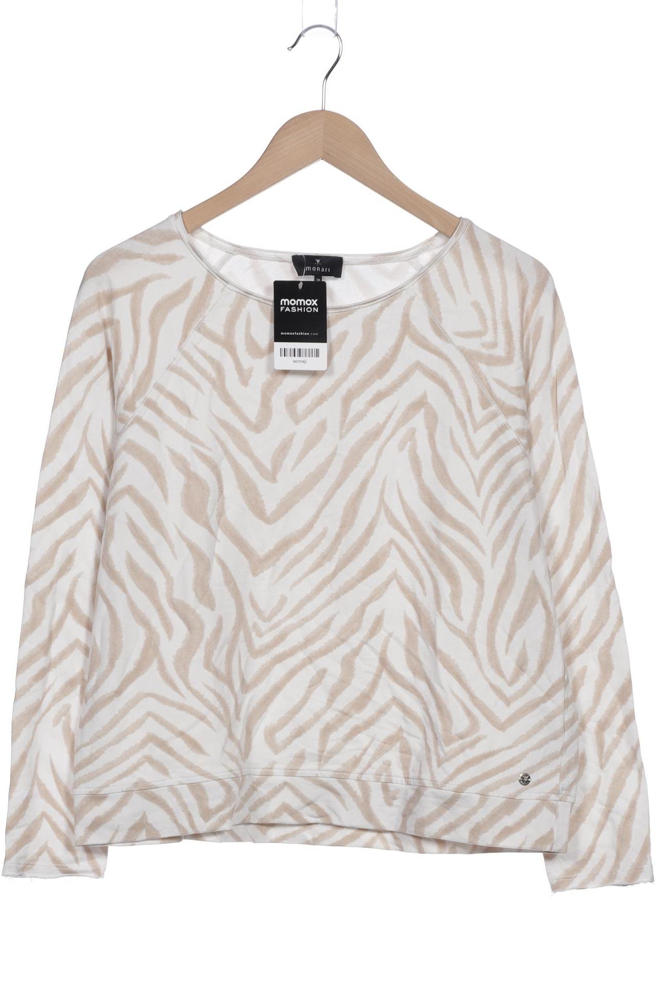 

monari Damen Sweatshirt, weiß