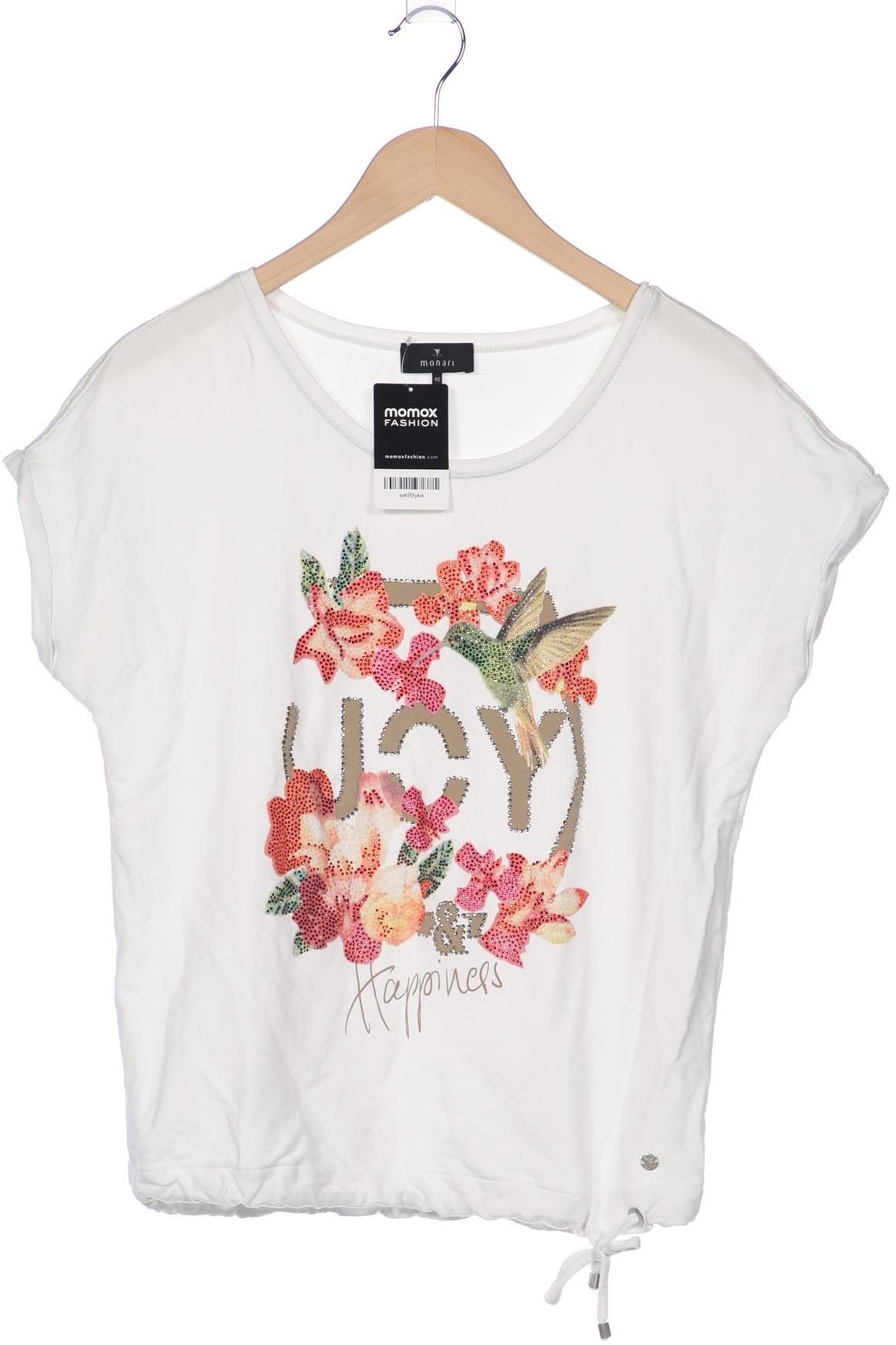 

monari Damen Sweatshirt, weiß, Gr. 40