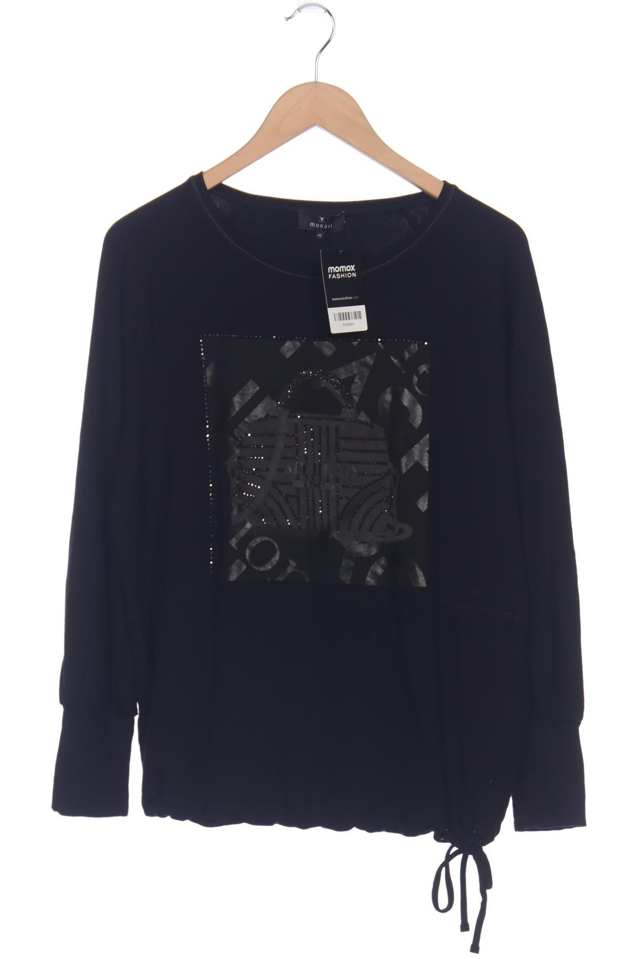 

monari Damen Sweatshirt, schwarz, Gr. 42