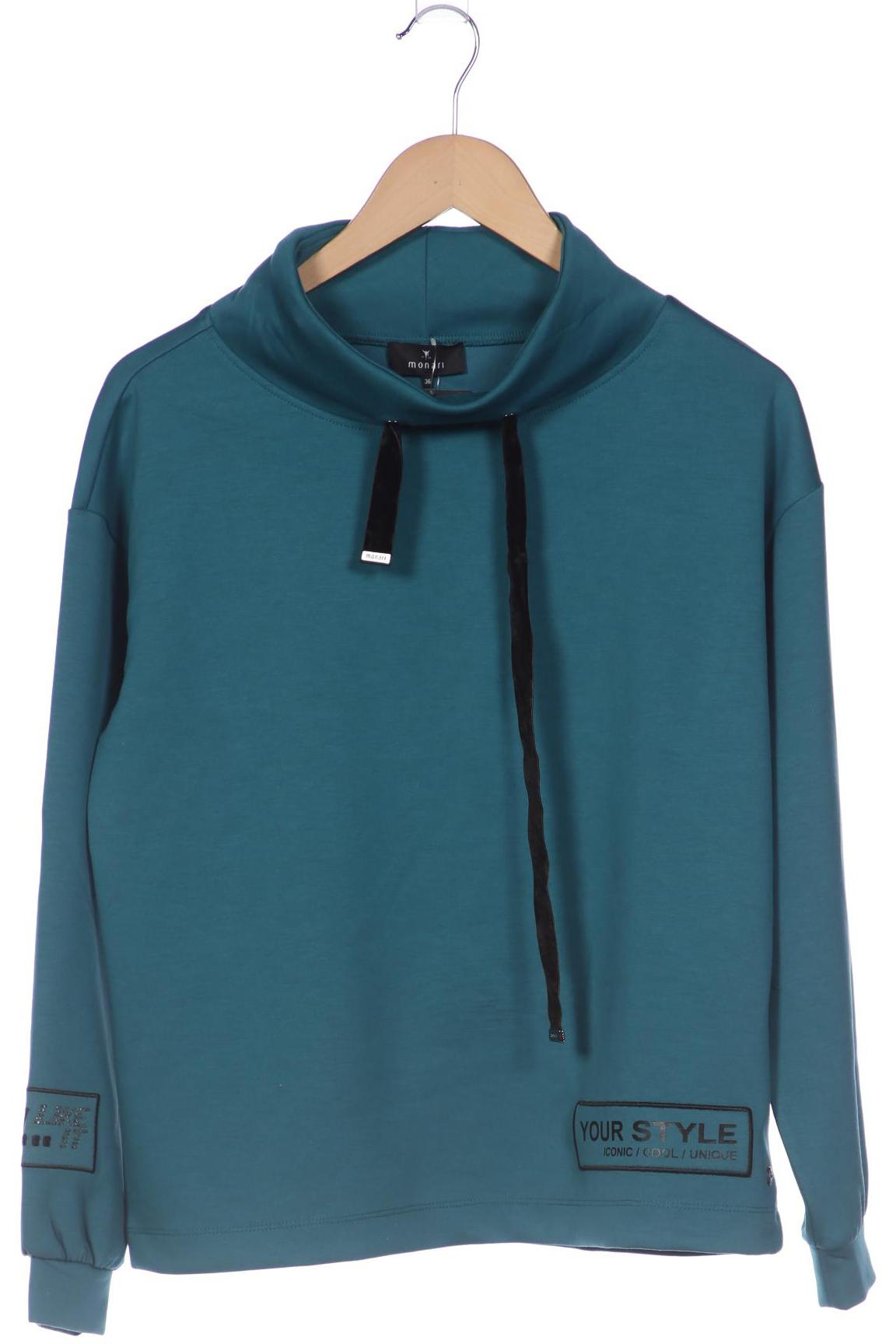 

monari Damen Sweatshirt, blau, Gr. 36