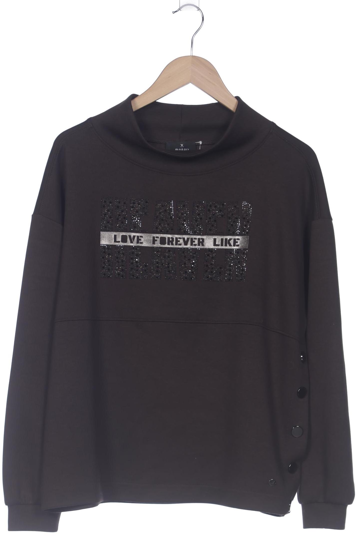 

monari Damen Sweatshirt, schwarz, Gr. 40
