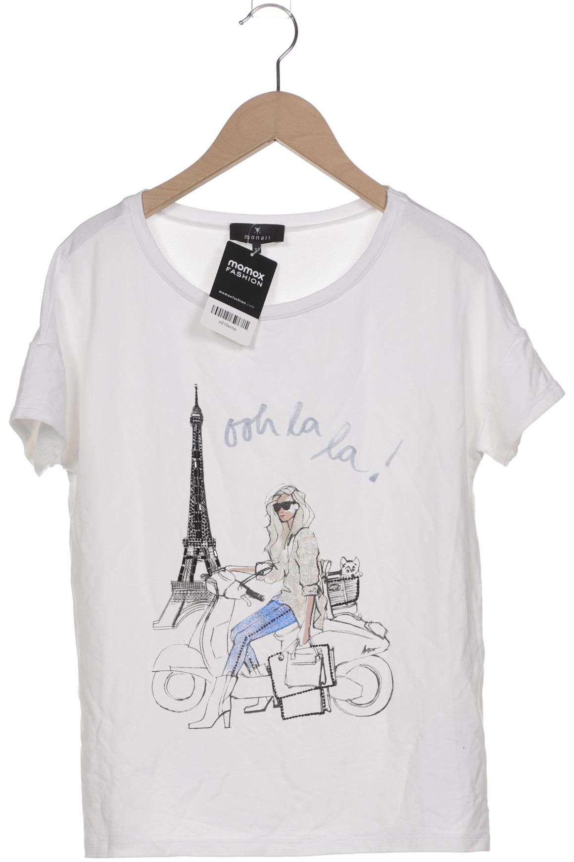 

monari Damen Sweatshirt, weiß, Gr. 34