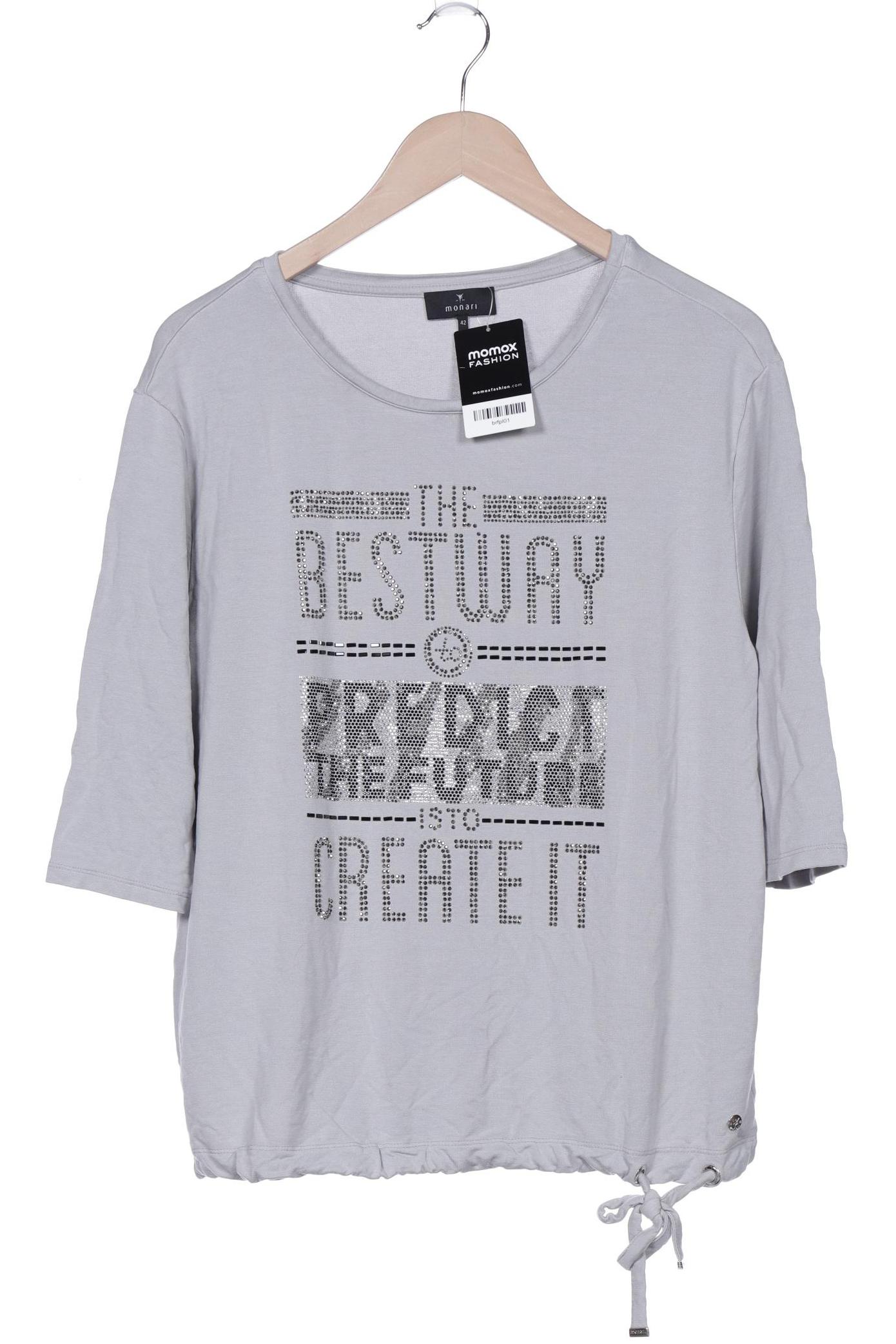 

monari Damen Sweatshirt, grau, Gr. 42