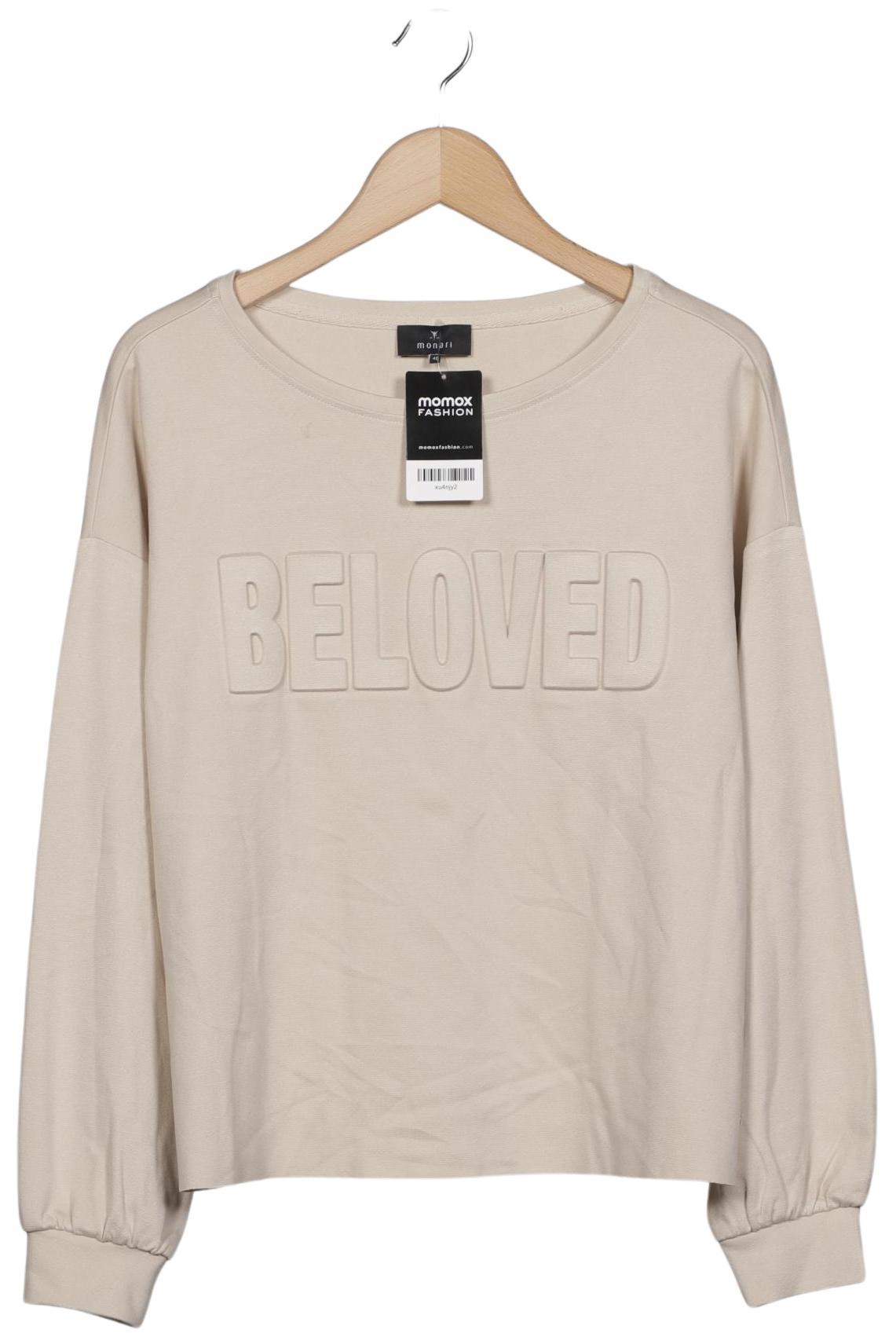 

monari Damen Sweatshirt, beige, Gr. 40