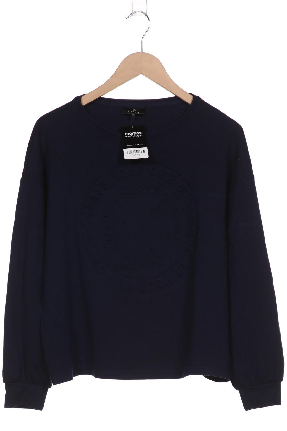 

monari Damen Sweatshirt, marineblau