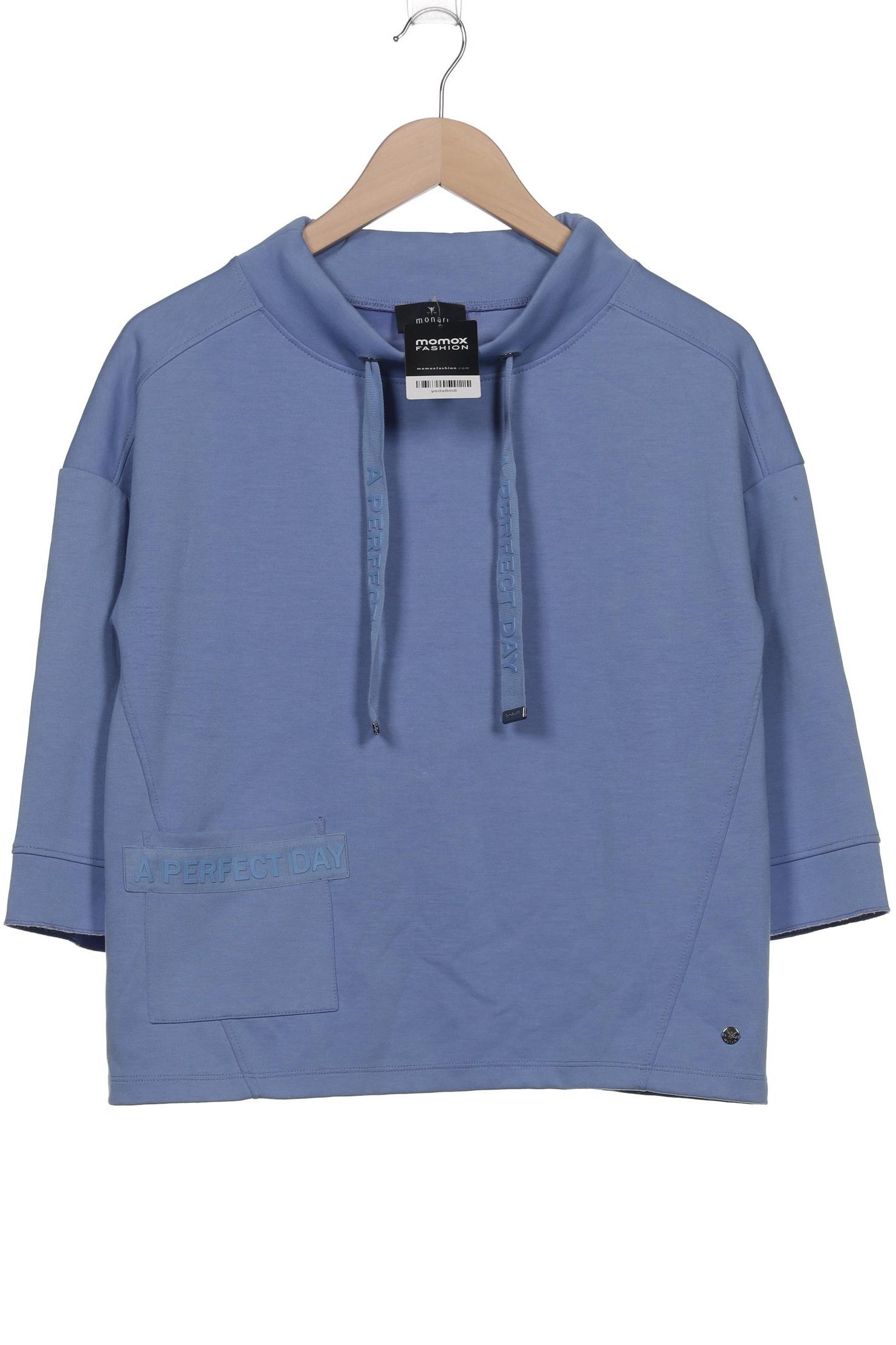 

monari Damen Sweatshirt, blau, Gr. 36