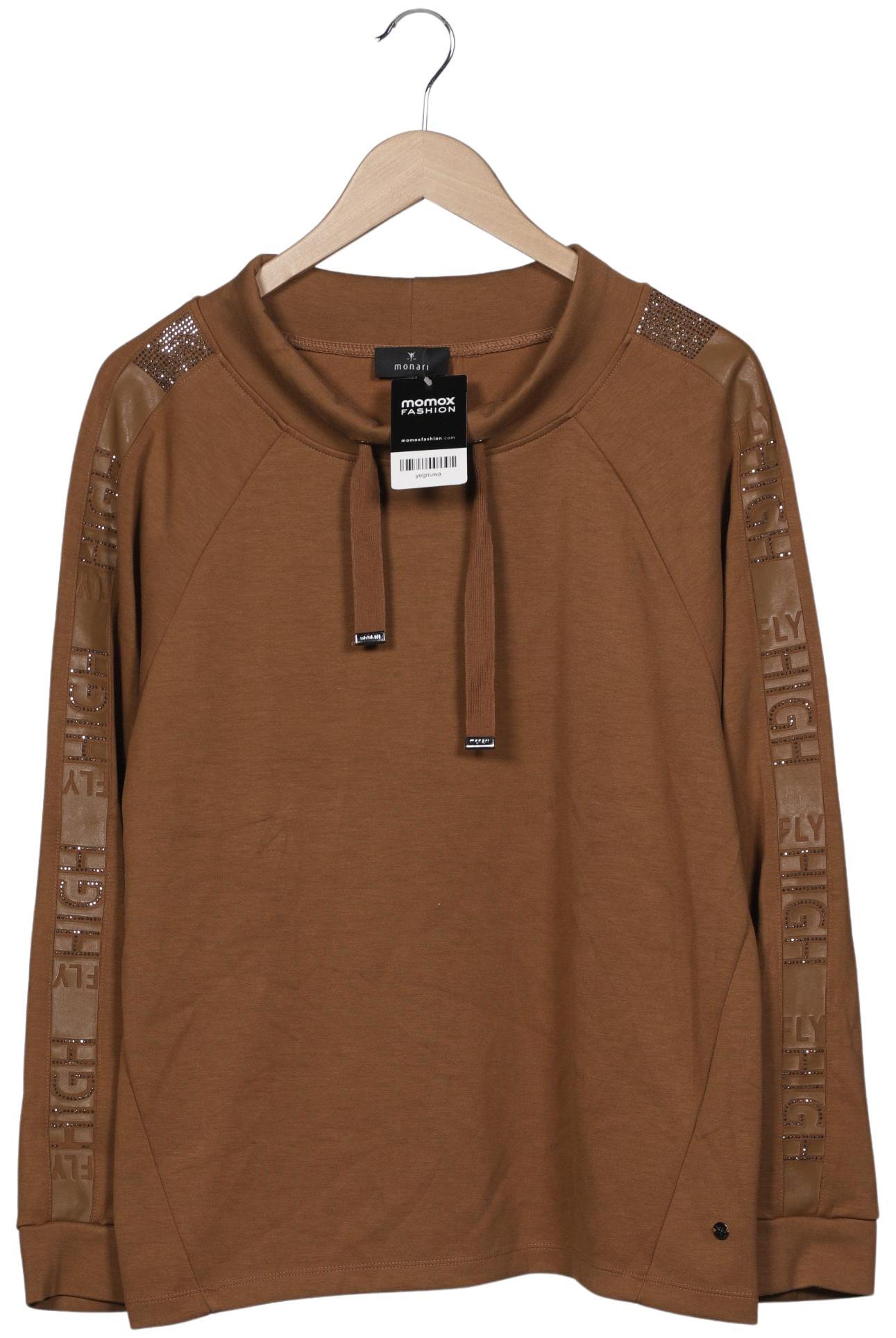 

monari Damen Sweatshirt, braun, Gr. 42