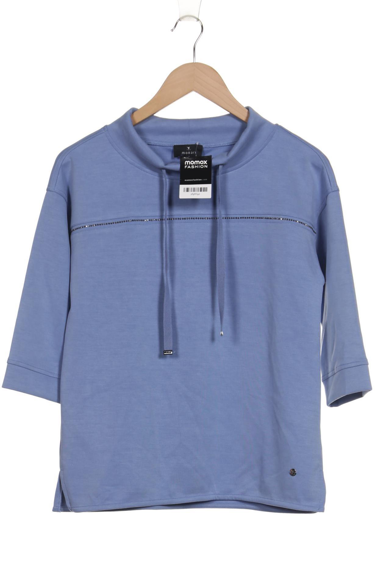 

monari Damen Sweatshirt, blau, Gr. 36