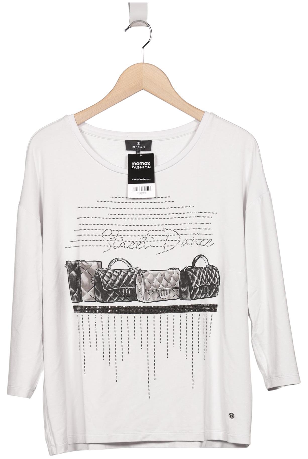 

monari Damen Sweatshirt, weiß, Gr. 40