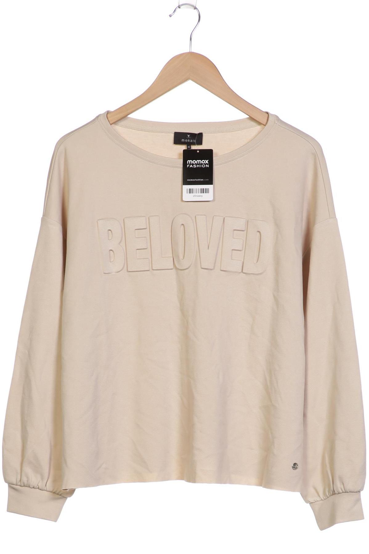 

monari Damen Sweatshirt, beige, Gr. 42
