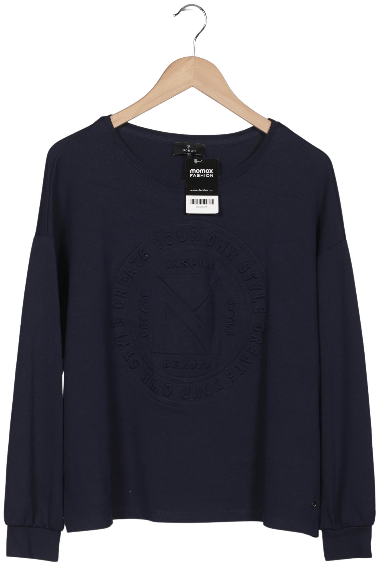 

monari Damen Sweatshirt, marineblau, Gr. 44