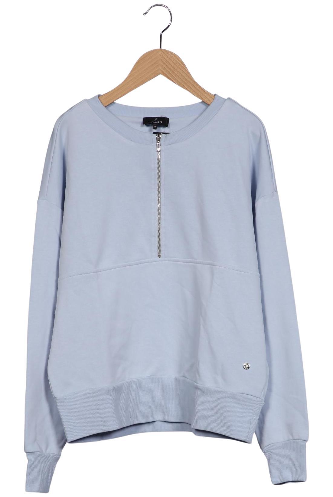 

monari Damen Sweatshirt, hellblau, Gr. 38