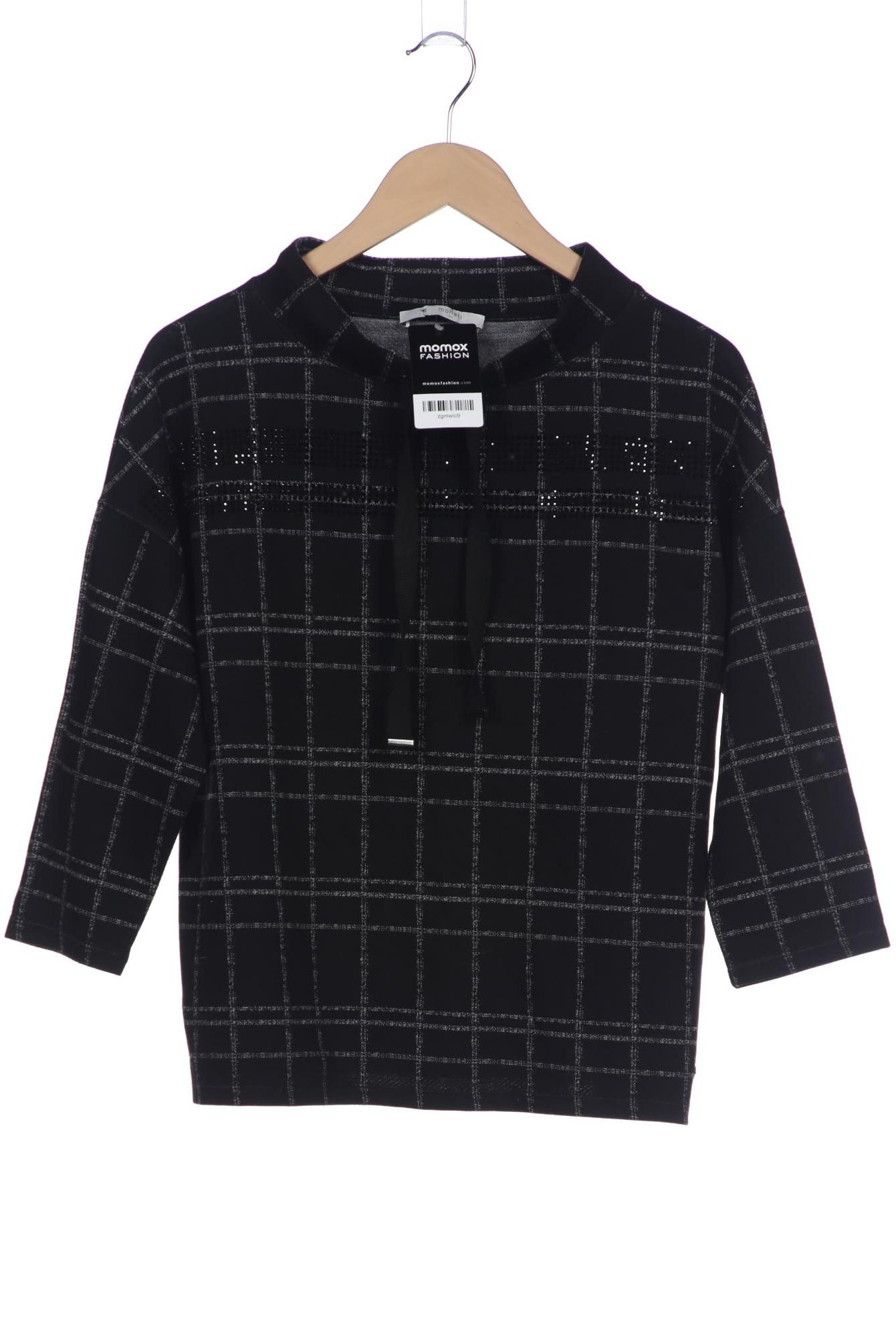 

monari Damen Sweatshirt, schwarz, Gr. 40