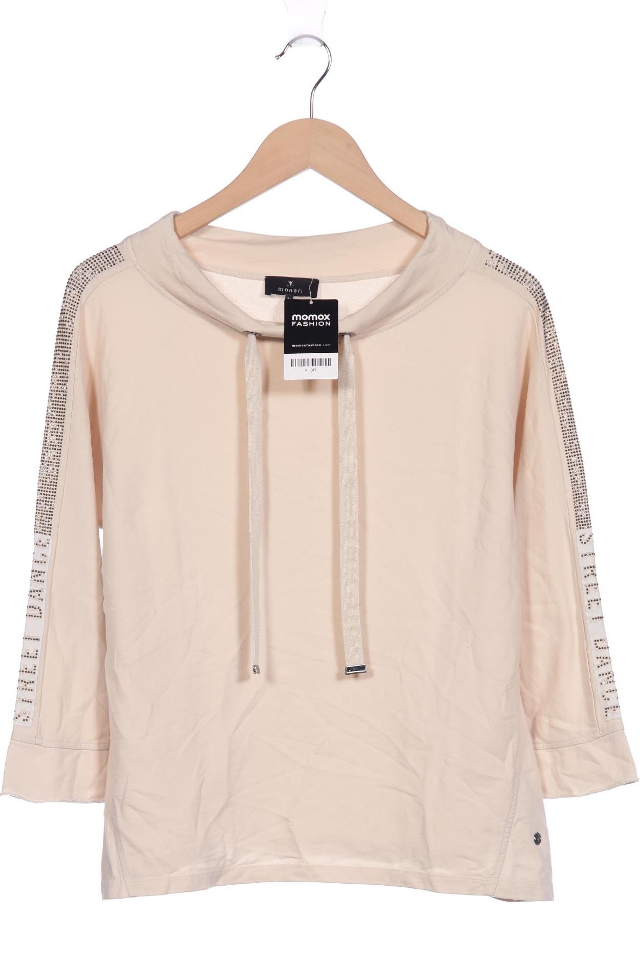 

monari Damen Sweatshirt, beige, Gr. 42