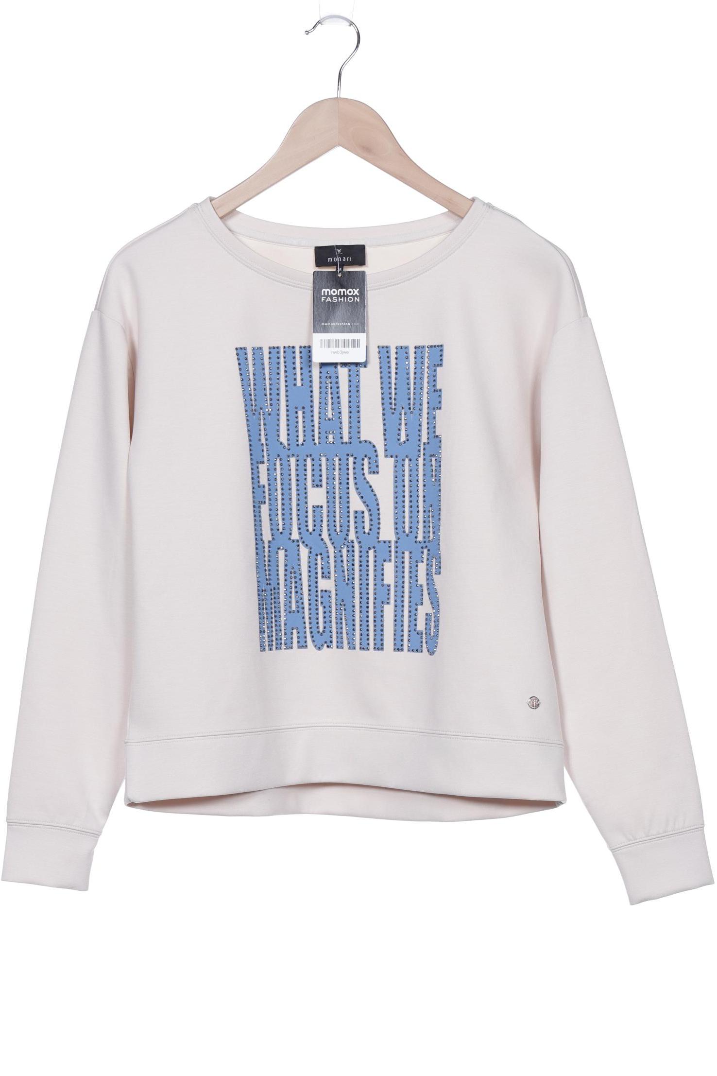 

monari Damen Sweatshirt, beige, Gr. 36