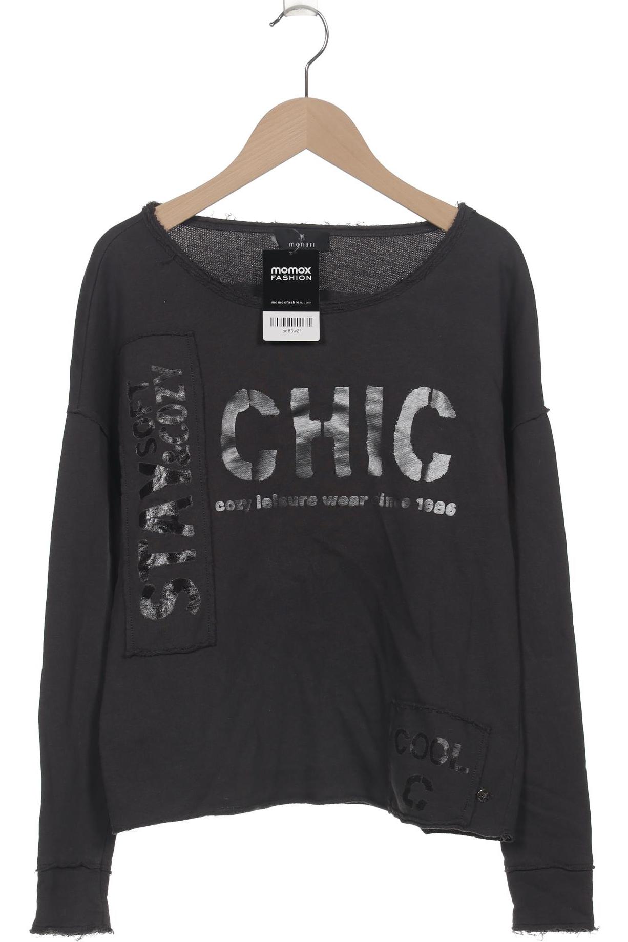 

monari Damen Sweatshirt, grau, Gr. 34
