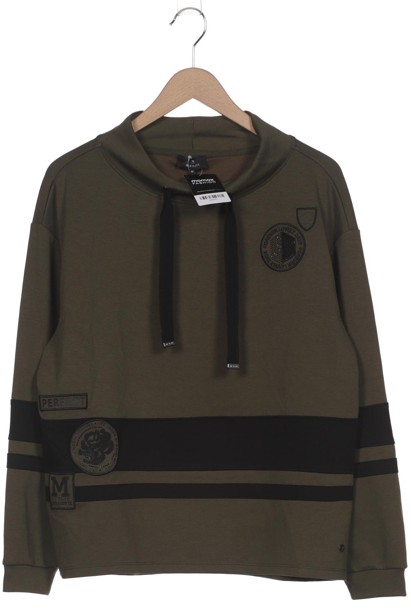 

monari Damen Sweatshirt, grün, Gr. 40