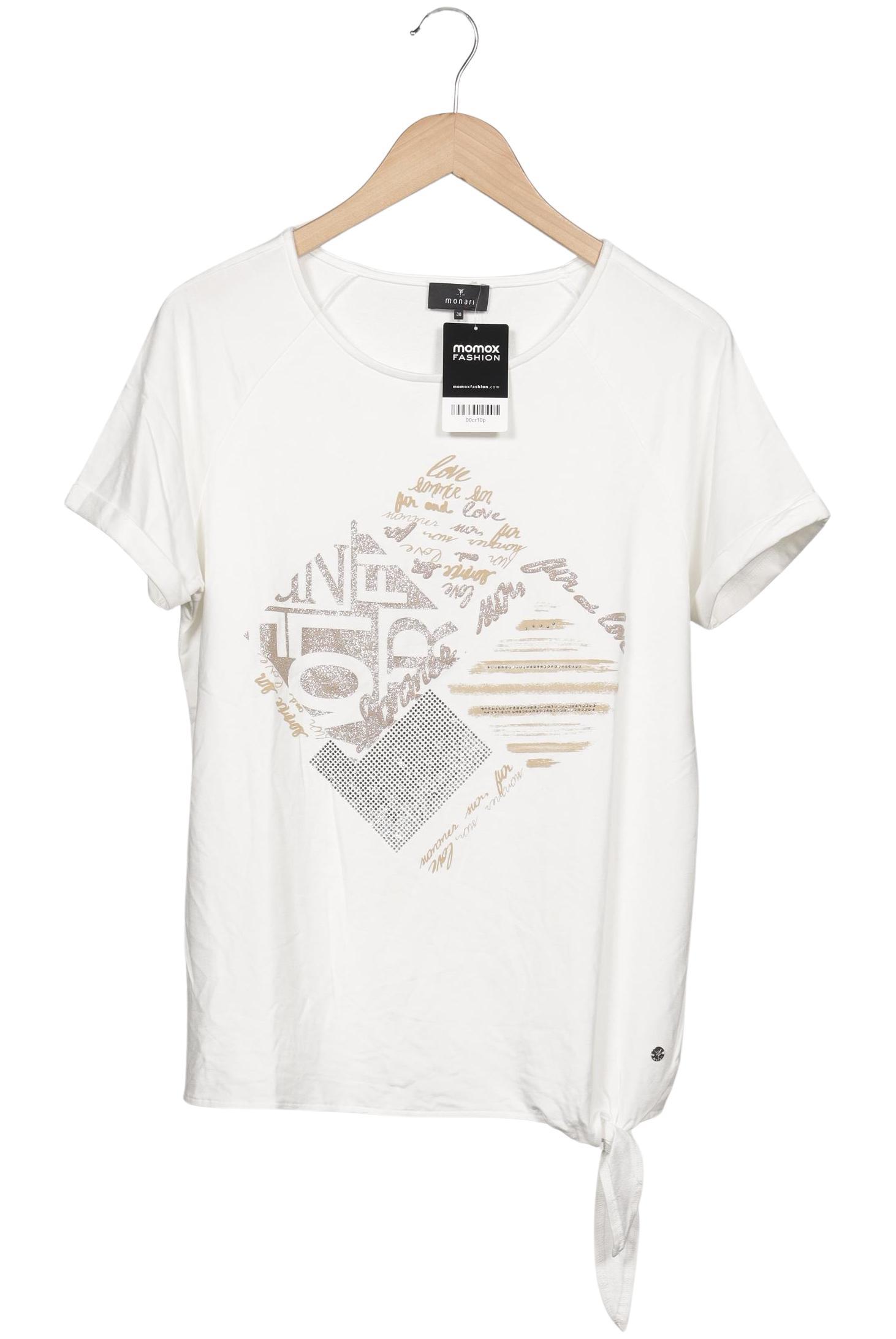 

monari Damen T-Shirt, weiß, Gr. 38