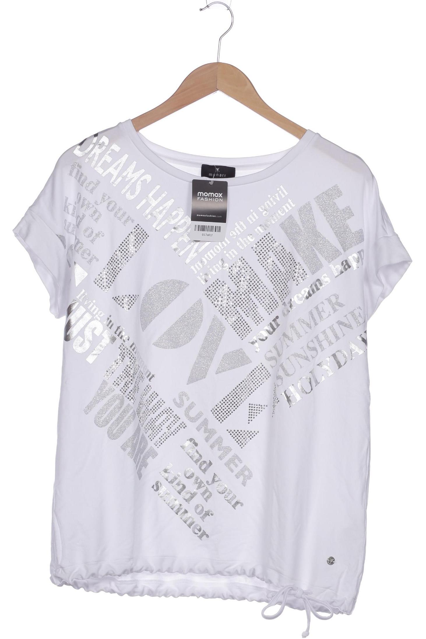

monari Damen T-Shirt, weiß, Gr. 40