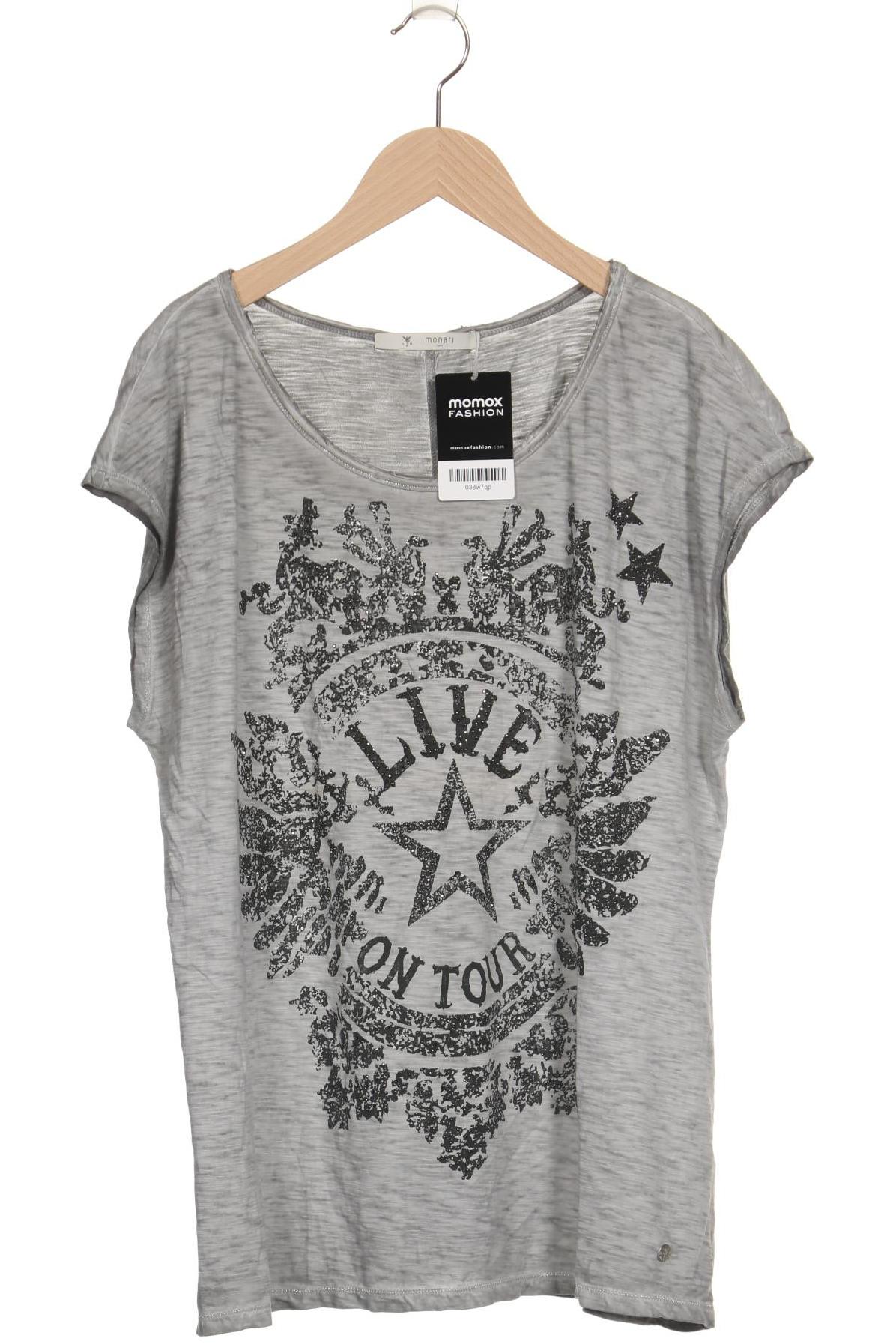

monari Damen T-Shirt, grau, Gr. 42