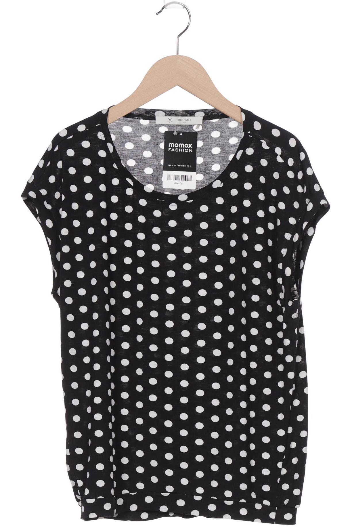 

monari Damen T-Shirt, schwarz, Gr. 44