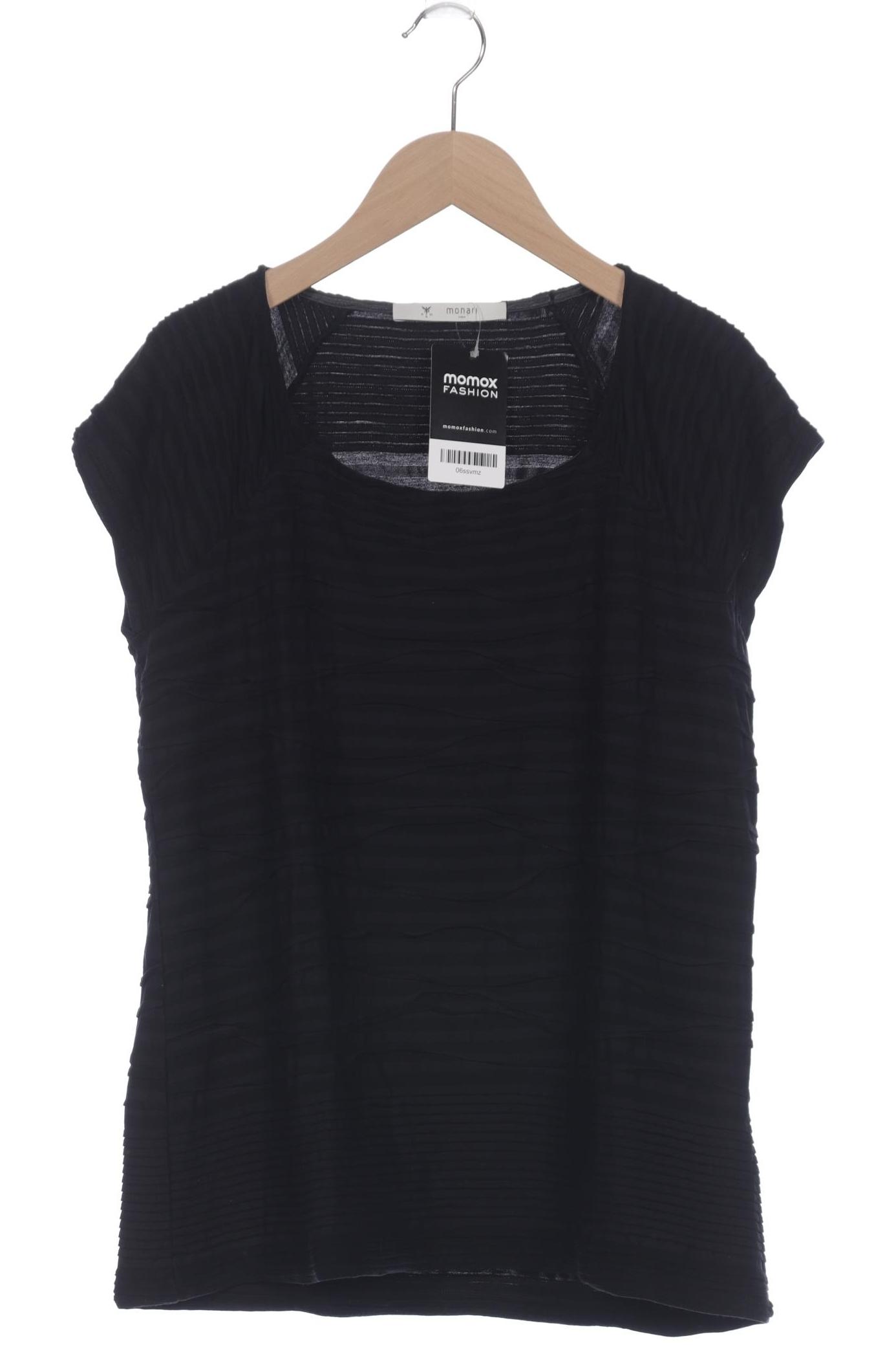 

monari Damen T-Shirt, schwarz, Gr. 42