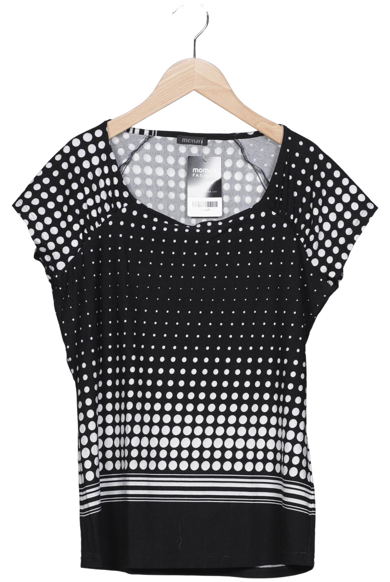 

monari Damen T-Shirt, schwarz, Gr. 40