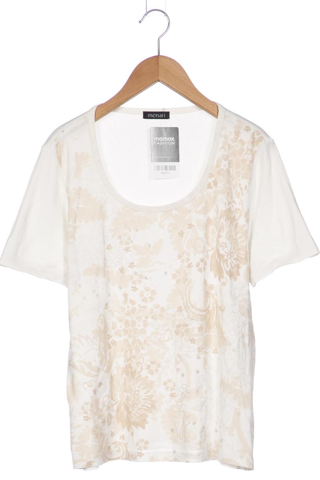 

monari Damen T-Shirt, weiß